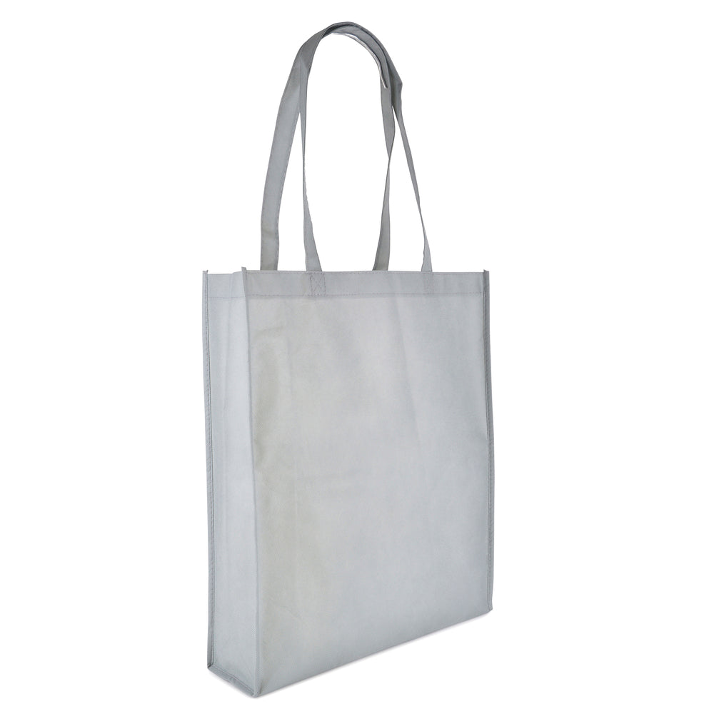 Branded Eco Friendly non woven PP long handled shopper with gusset