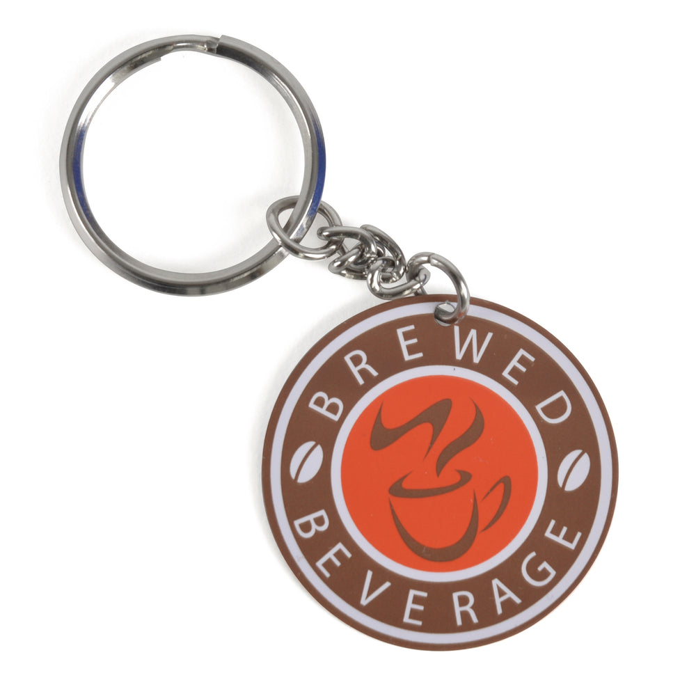 Branded Medium Metal Keyrings