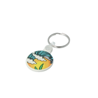 30mm Circle Keyring