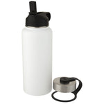 Branded Supra 1 L copper vacuum insulated sport bottle with 2 lids