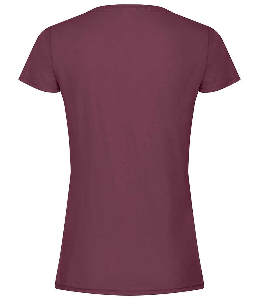 Fruit of the Loom Lady Fit Original T-Shirt Burgundy