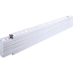 Branded Nizels 2m foldable ruler (white)