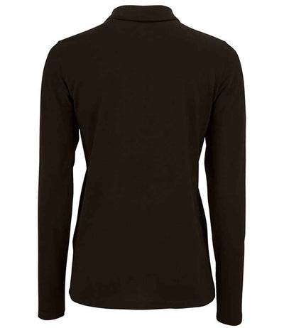 SOL'S Ladies Perfect Long Sleeve Piqué Polo Shirt