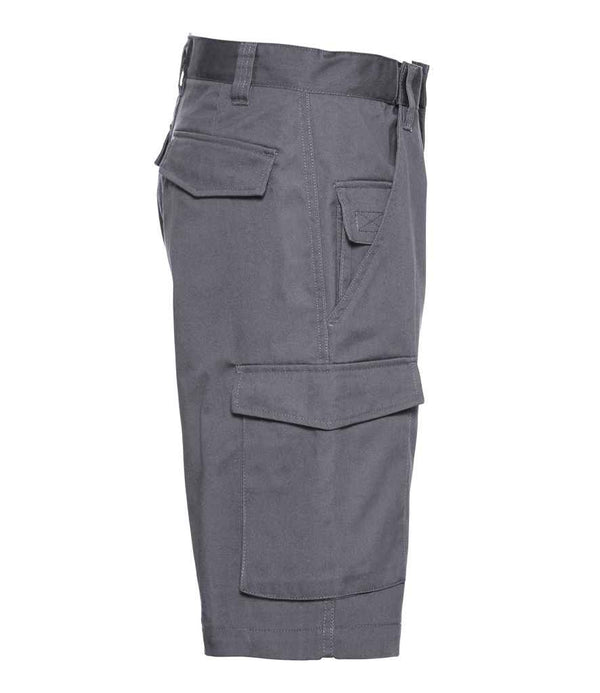 Russell Workwear Poly/Cotton Shorts Convoy Grey
