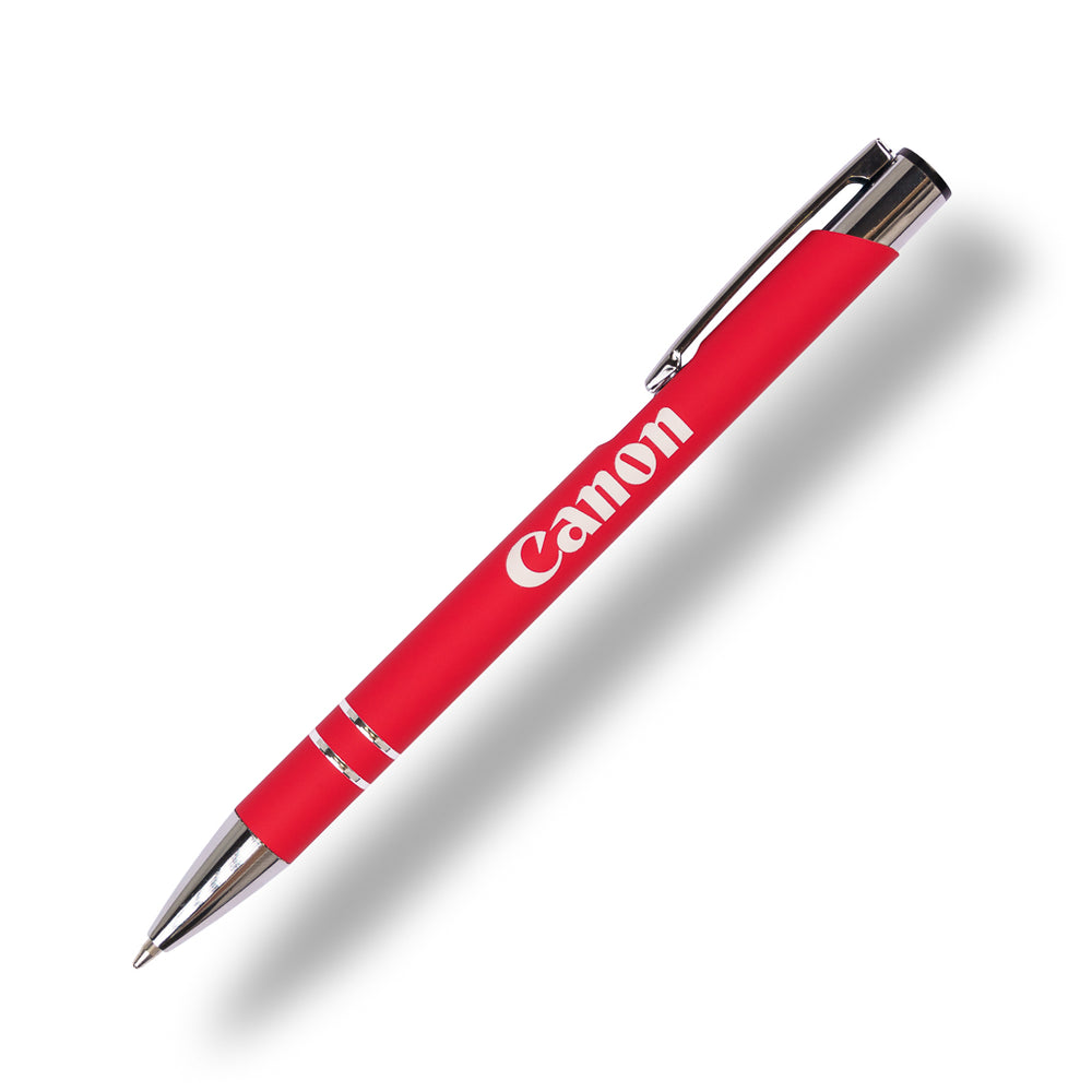 Branded Lincoln Soft Touch Metal Ballpoint Pen