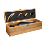 Branded Wine set in bamboo box