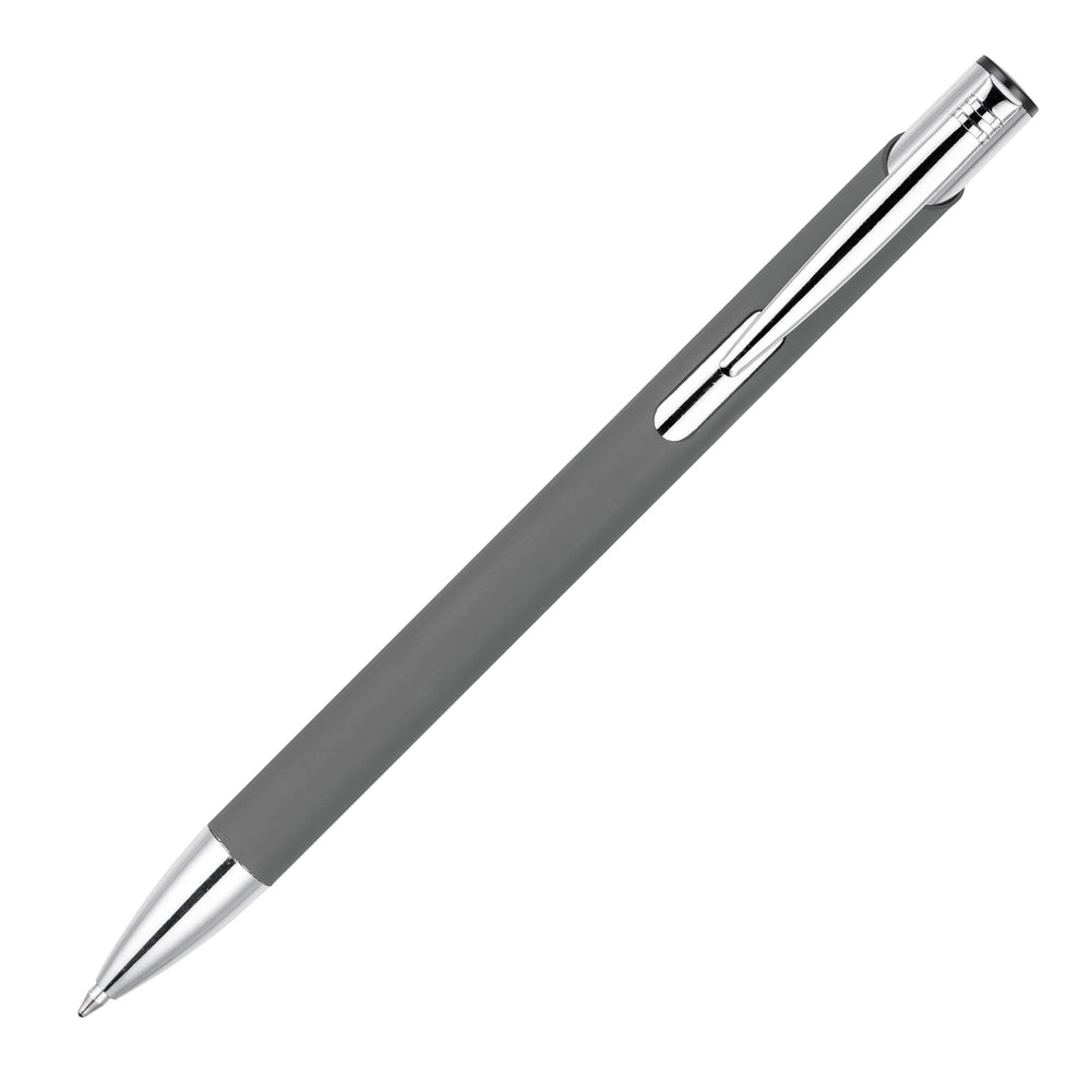 MOLE-MATE ball pen with chrome trim Dark Grey