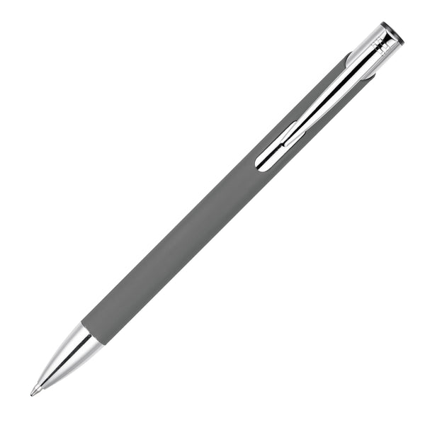 MOLE-MATE ball pen with chrome trim Dark Grey