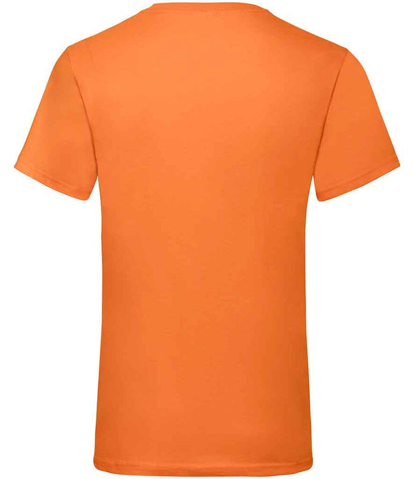 Fruit of the Loom V Neck Value T-Shirt Orange