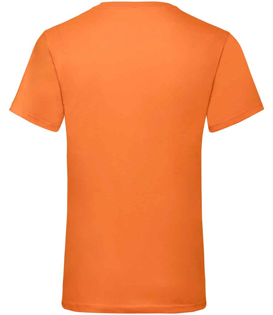Fruit of the Loom V Neck Value T-Shirt Orange