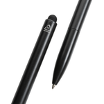 Branded Kymi RCS certified recycled aluminium pen with stylus