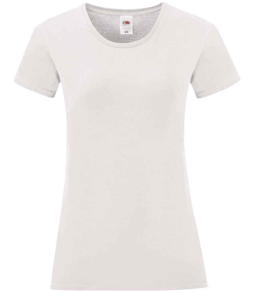 Fruit of the Loom Ladies Iconic 150 T-Shirt White