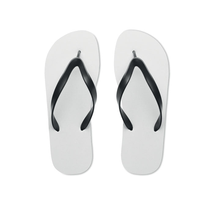 Branded Sublimation beach slippers L