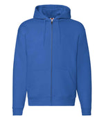 Fruit of the Loom Premium Zip Hooded Sweatshirt Royal Blue