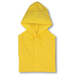 Branded PVC raincoat with hood