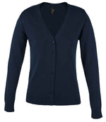 Branded SOL'S Ladies Golden Cotton Acrylic V Neck Cardigan