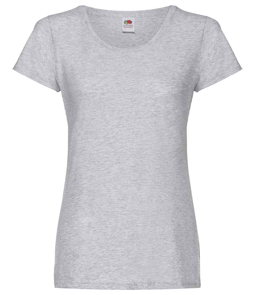 Fruit of the Loom Lady Fit Original T-Shirt Heather Grey