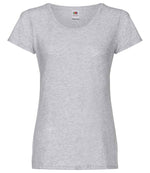 Fruit of the Loom Lady Fit Original T-Shirt Heather Grey