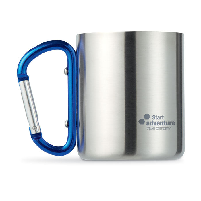 Branded Metal mug & carabiner handle