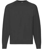 Fruit of the Loom Classic Raglan Sweatshirt Black