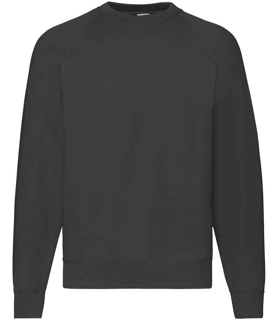 Fruit of the Loom Classic Raglan Sweatshirt Black
