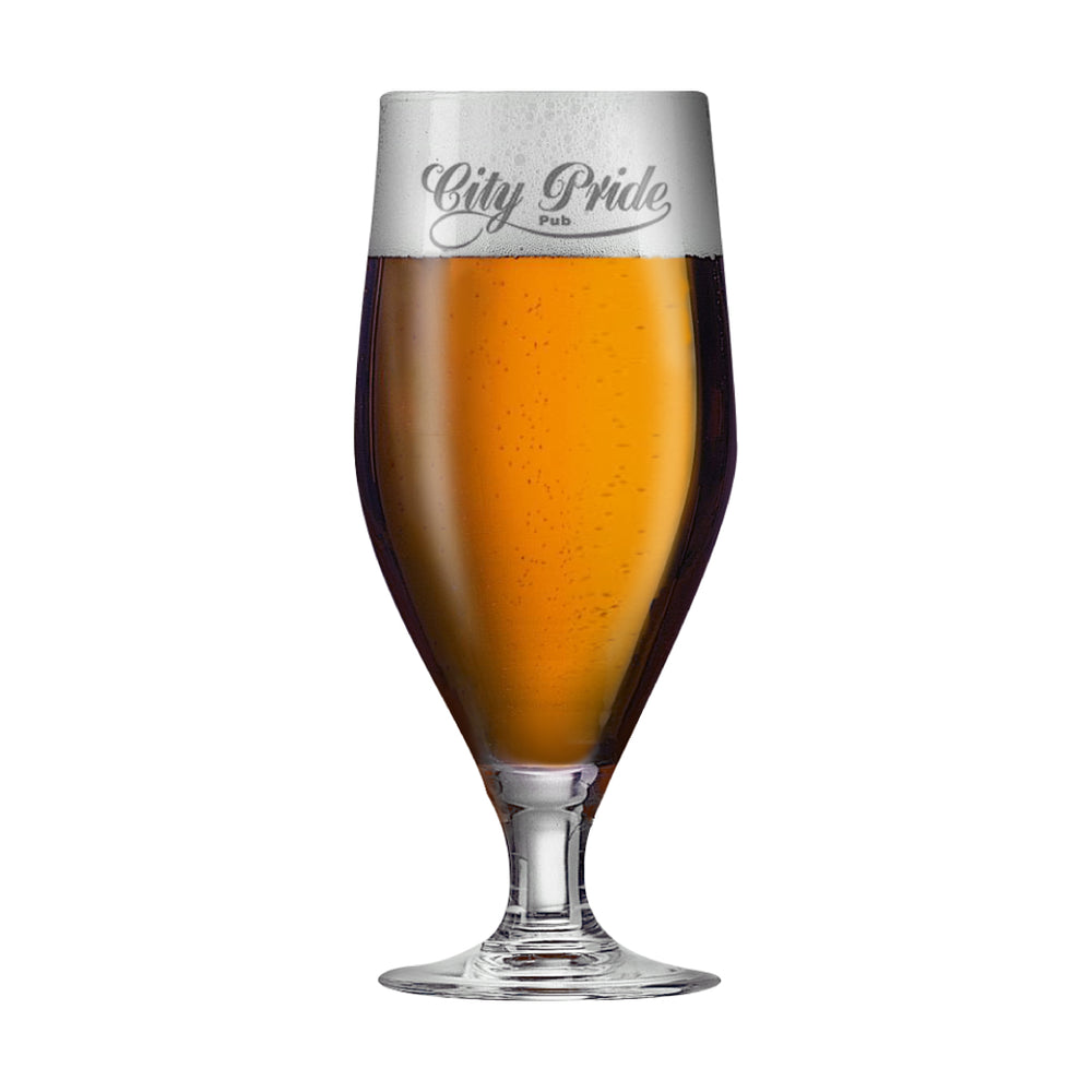 Branded Cervoise Glass