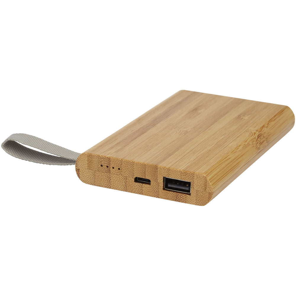 Branded Tulda 5000 mAh bamboo power bank