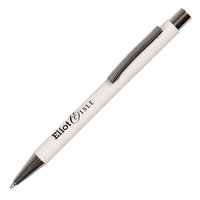 Travis Soft Feel Ball Pen with Chrome Trim