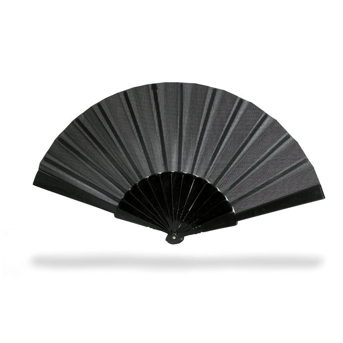 Manual hand fan with plastic handle