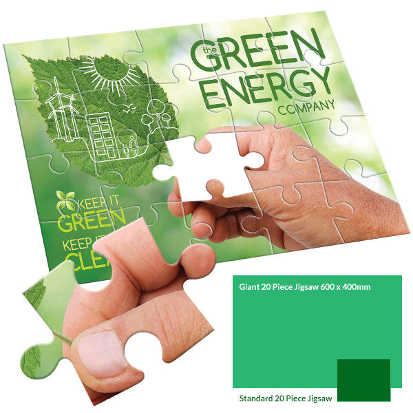 A Giant 20 Piece Jigsaw 600 x 400mm!