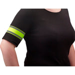 Branded Bradshawgate Arm band with reflective stripes