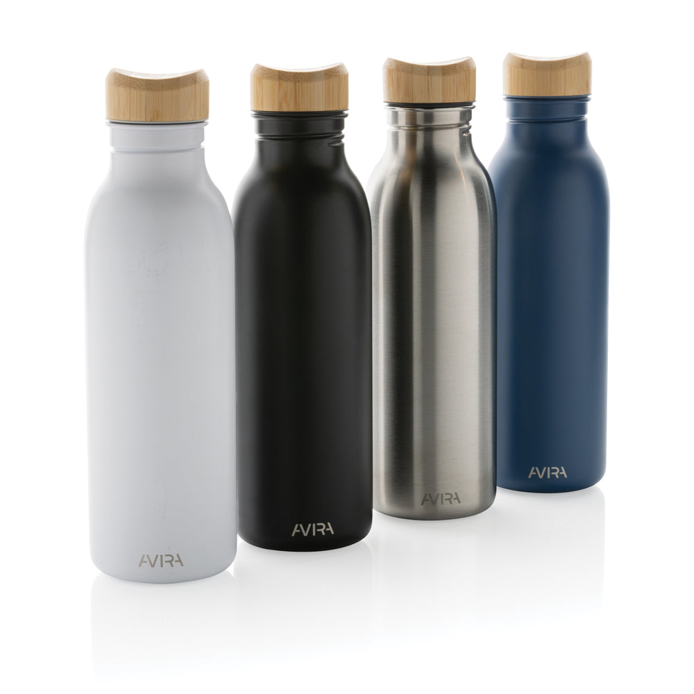 Branded Avira Alcor RCS Re-steel single wall water bottle 600 ML