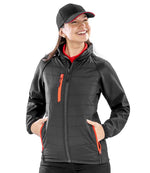 Result Genuine Recycled Compass Padded Jacket Black/Red