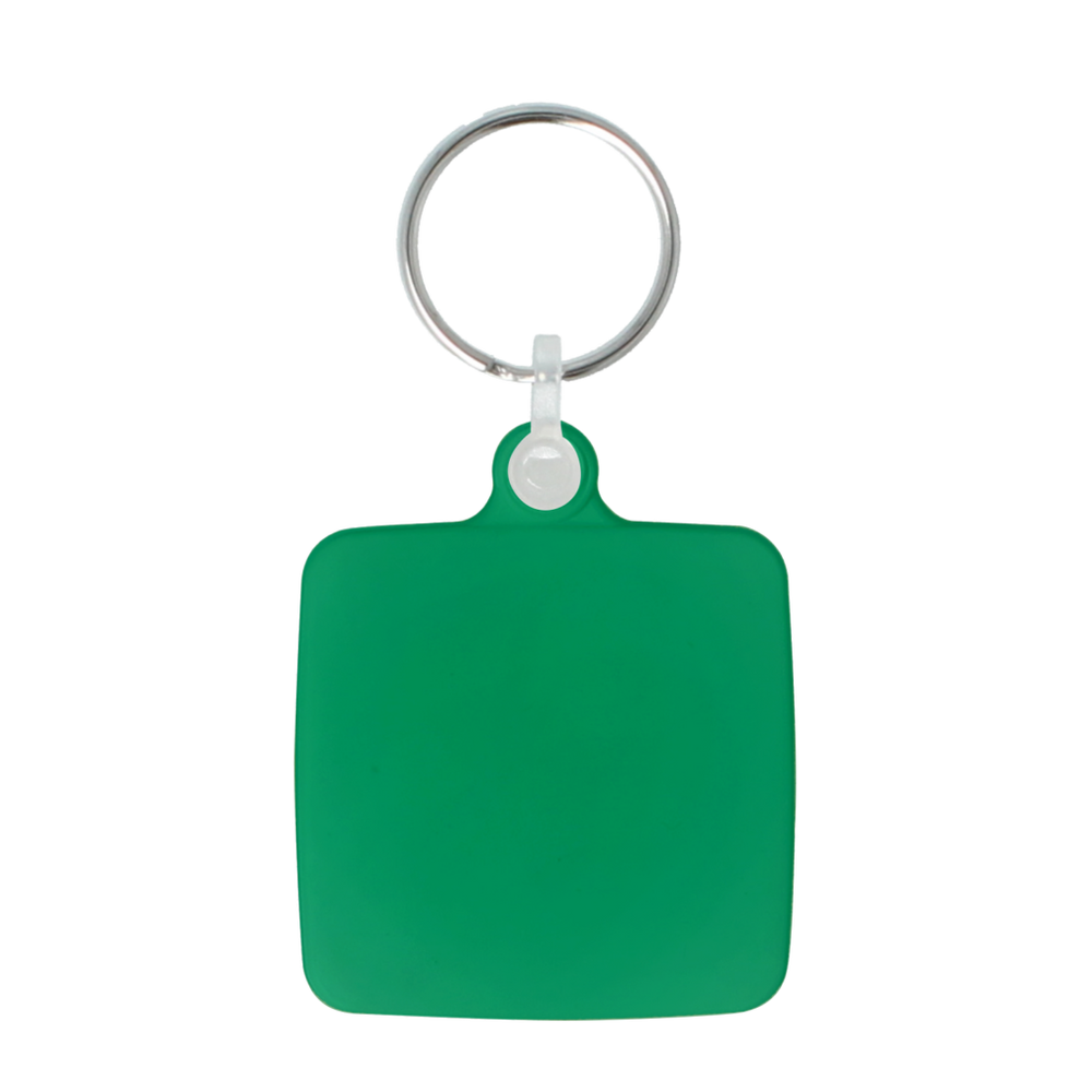 45mm Square Keyring