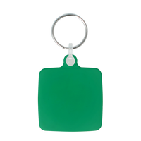 45mm Square Keyring