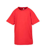 Spiro Kids Impact Performance Aircool T-Shirt Red