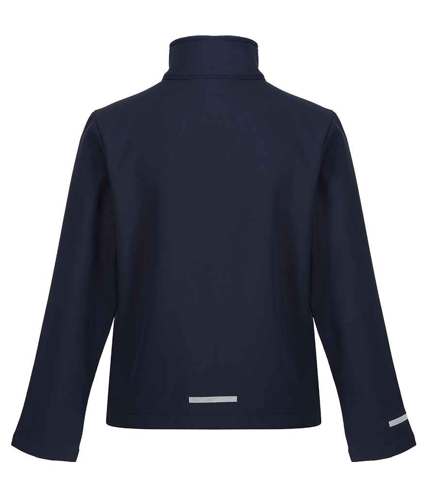 Regatta Kids Ablaze Soft Shell Jacket Navy/New Royal Blue