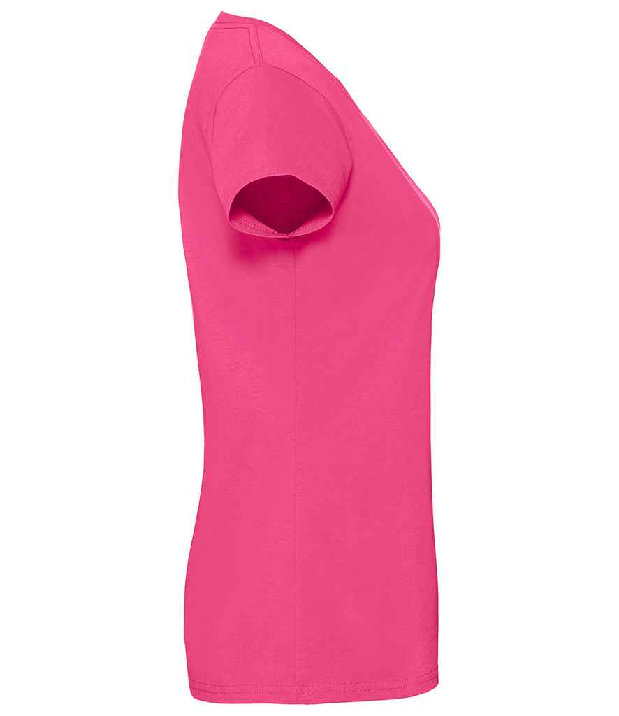Fruit of the Loom Ladies Iconic 195 T-Shirt Fuchsia