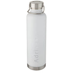 Branded Thor 1 L copper vacuum insulated water bottle