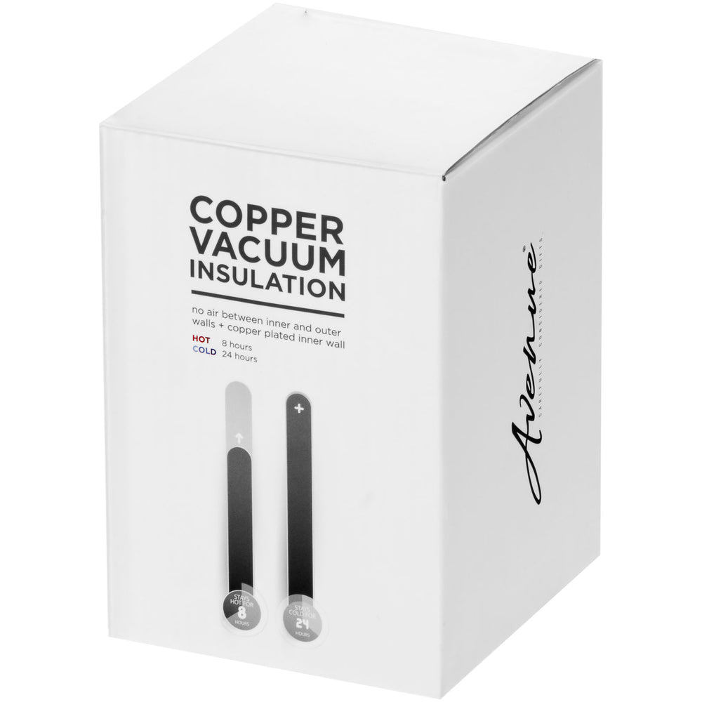 Branded Geo 350 ml copper vacuum insulated tumbler