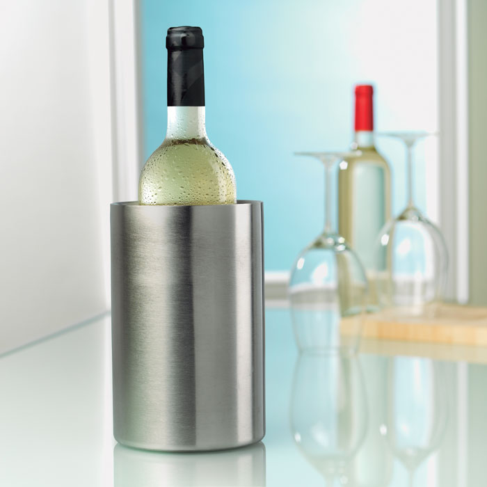 Stainless steel bottle cooler