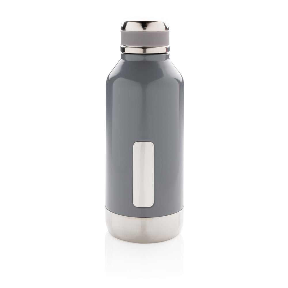 Branded Leak proof vacuum bottle with logo plate