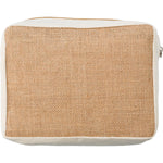 Brownmuir Jute toiletry bag
