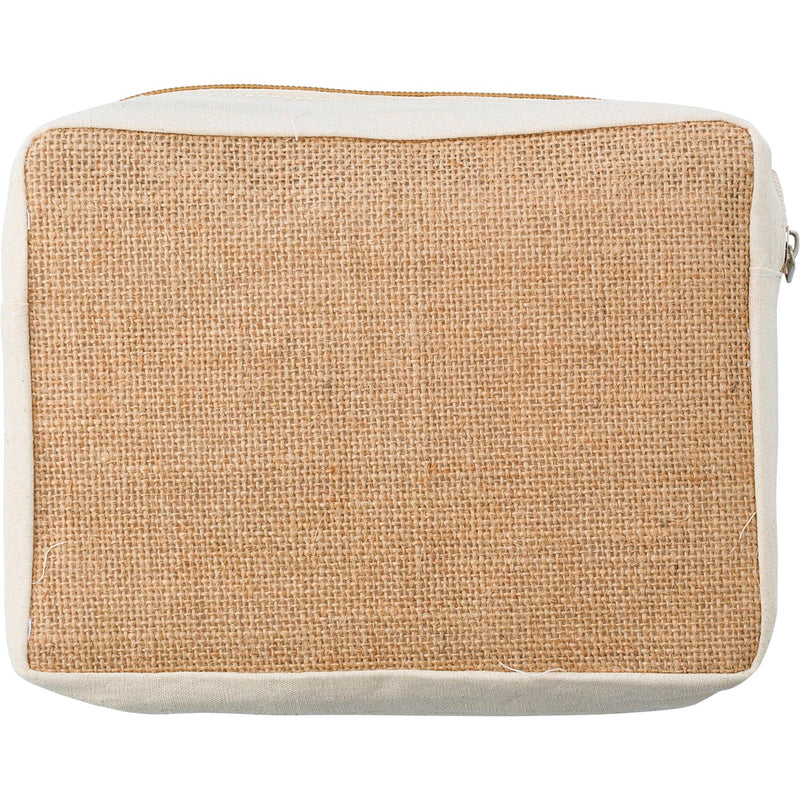 Brownmuir Jute toiletry bag