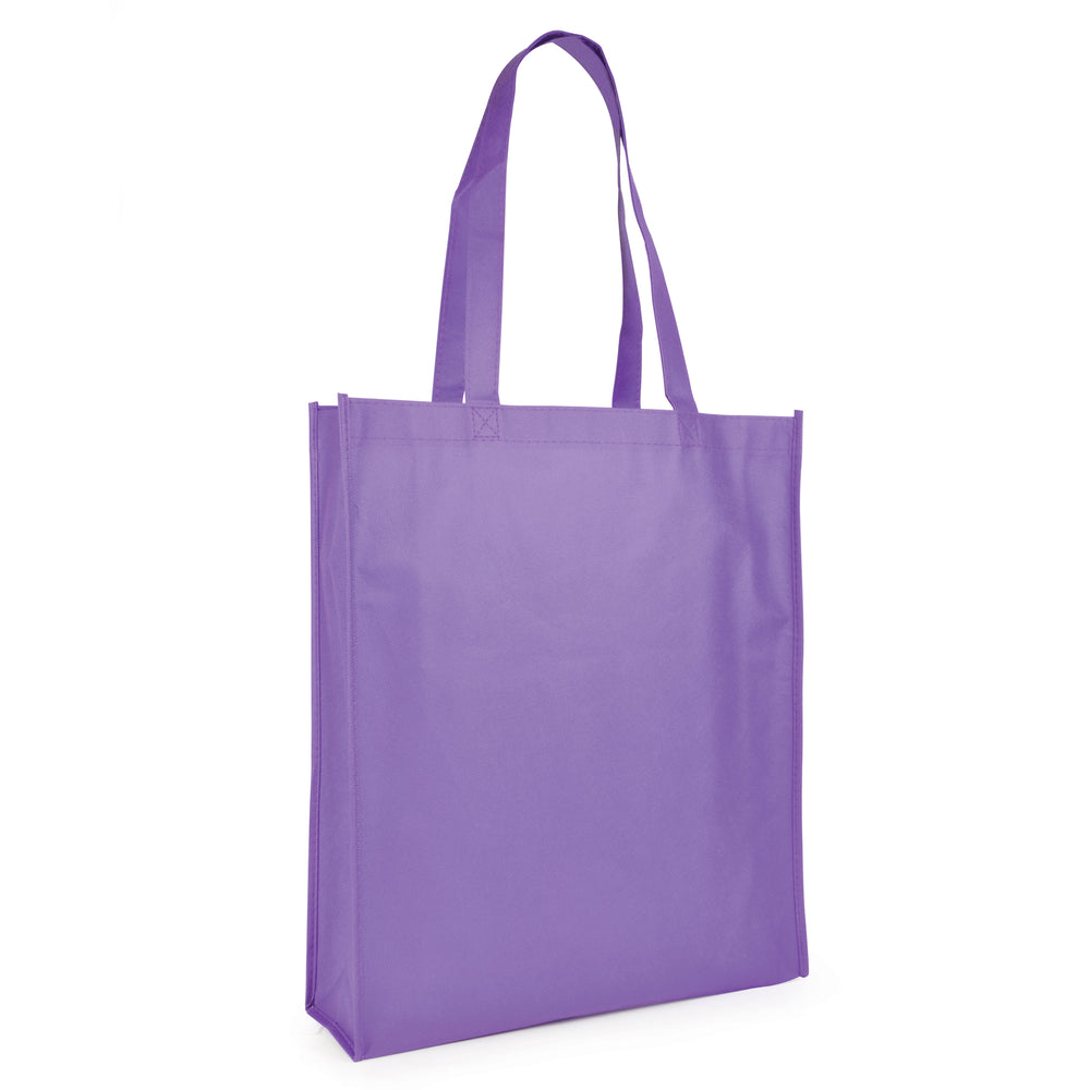 Branded Eco Friendly non woven PP long handled shopper with gusset