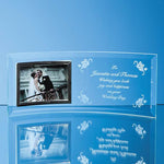 Bevelled Glass Crescent Frame for 5" x 3 1/2" Landscape Photo
