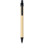 Branded Berk recycled carton and corn plastic ballpoint pen