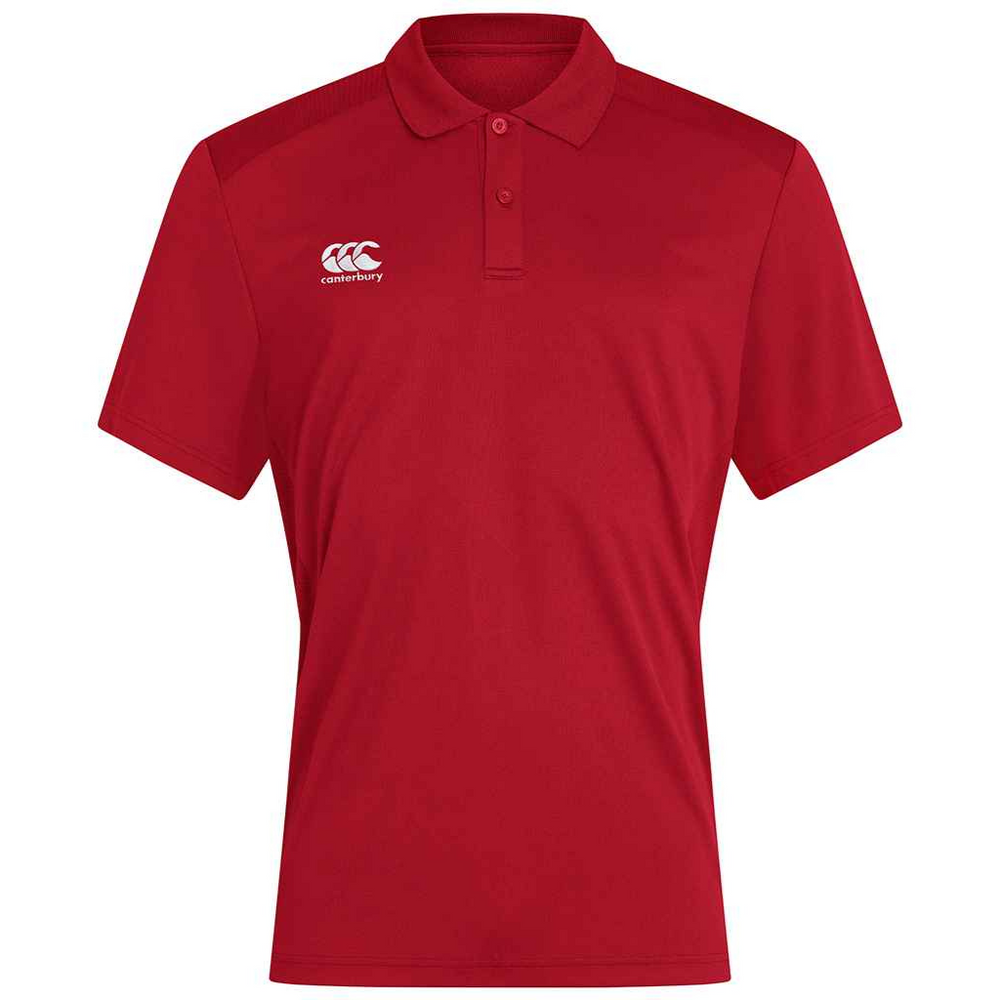Canterbury Club Dry Polo Shirt Flag Red