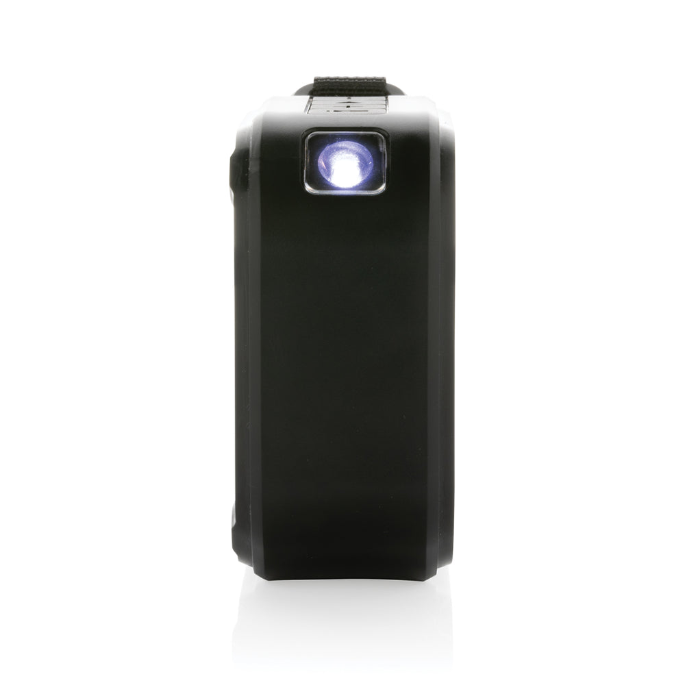 Branded 3W RCS recycled plastic wireless sunwave solar speaker