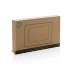 Branded Utah RCS recycled plastic and bamboo LED clock